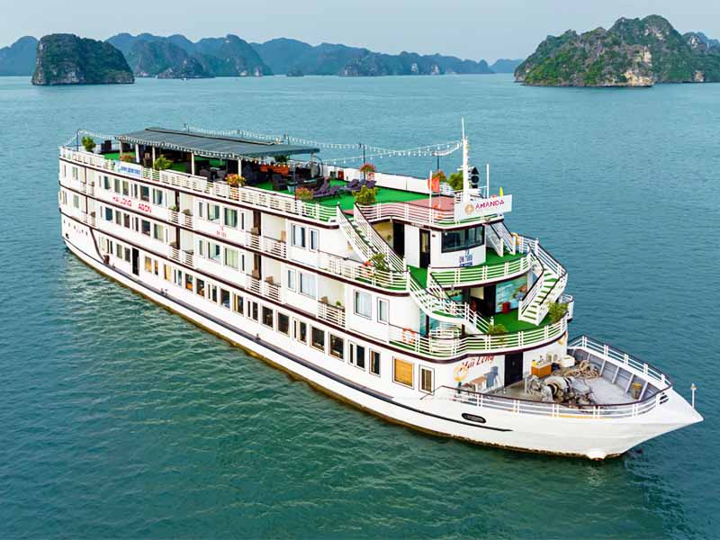 Amanda Premier Cruise - 3 Days 2 Nights - Halong Bay & Lan Ha Bay