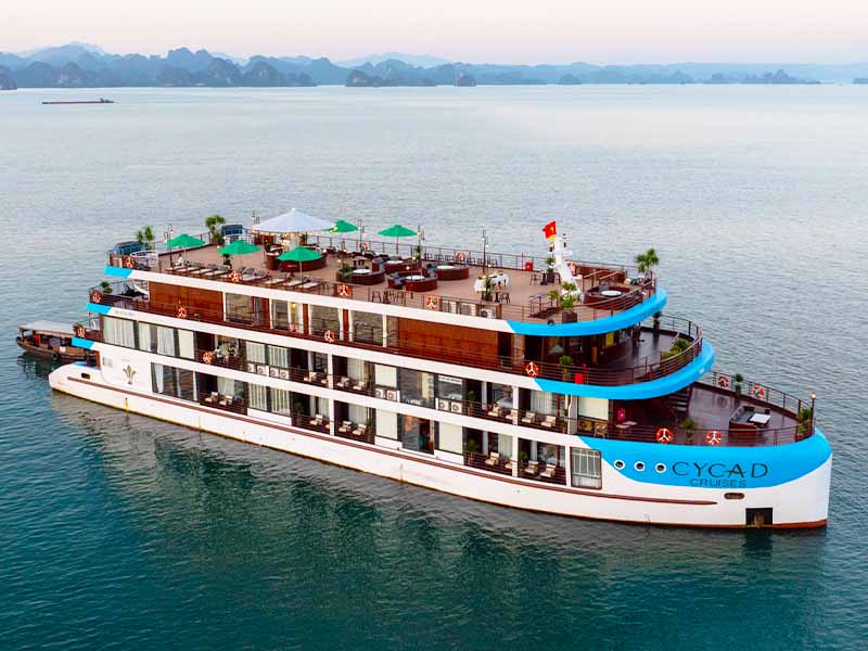 Cycad Cruise - 2 Days 1 Night - Halong Bay & Bai Tu Long Bay