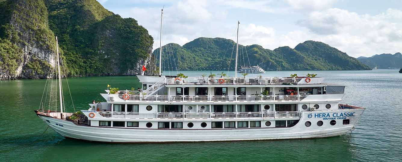 Hera Classic Boutique Cruise - 2 Days 1 Night - Halong Bay